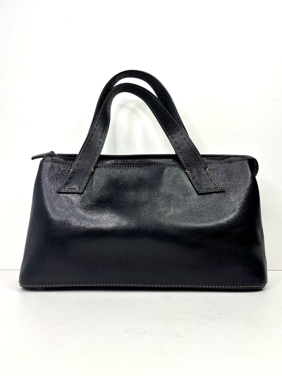 Fossil Handbags - FOSSIL Classic Black Pebbled Leather Top-Handle Sedona Satchel ZB9095